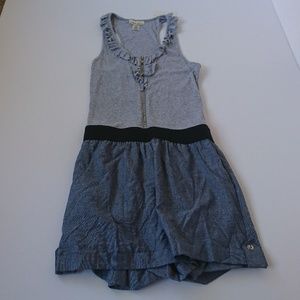 NWT Belle du Jour Gray Romper Size L